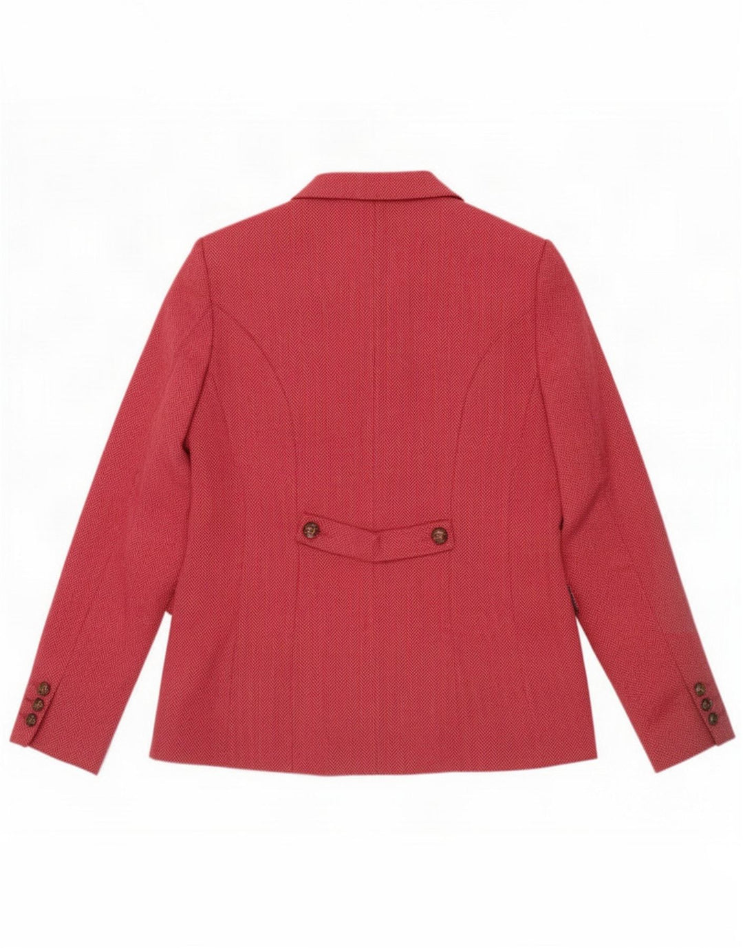 Joe Browns Damen Blazer Jacke UK 12 Mittelrosa Herringbone Polyester