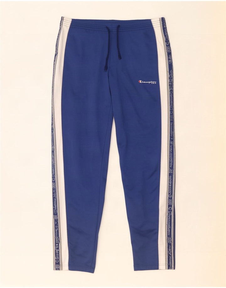 Champion Herren-Trainingshose mit Grafik, XL, Blau, Farbblock