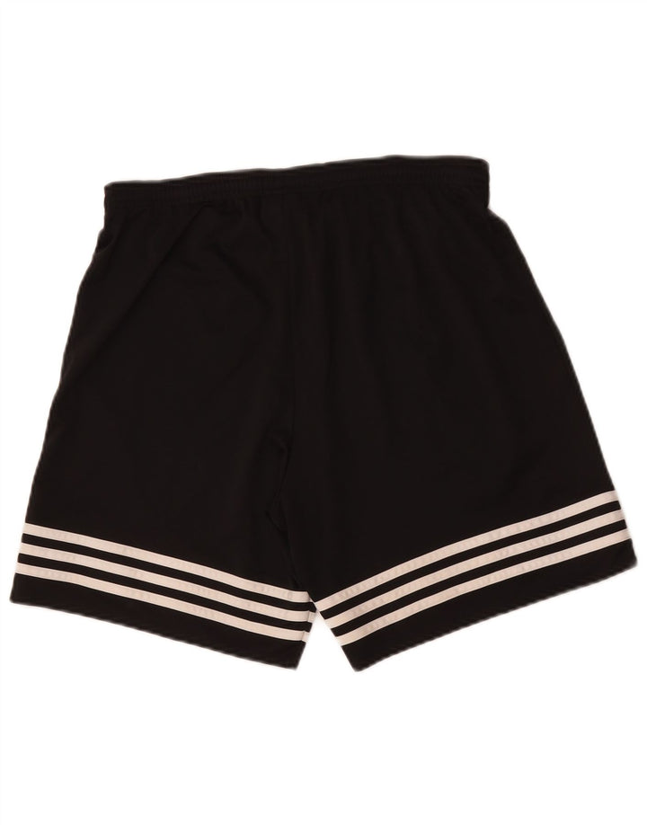 Adidas Damen Climalite Sport Shorts UK 12 Medium Schwarz Polyester