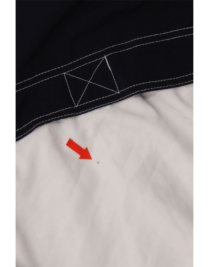 Lotto Herren-Trainingsanzug-Oberteil, Jacke, XL, weißes Farbblock-Polyester