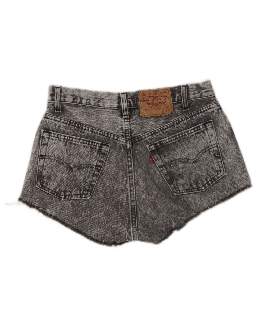 Levi's Damen Jeansshorts W28 Mittelgrau