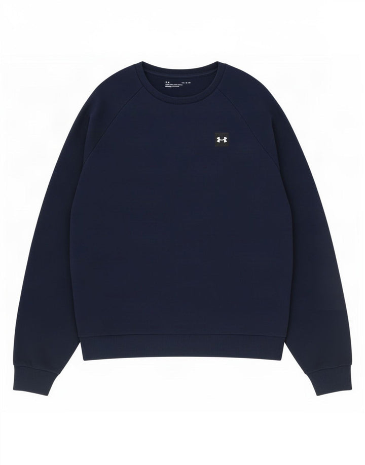 Under Armour Herren-Sweatshirt-Pullover, große marineblaue Baumwolle