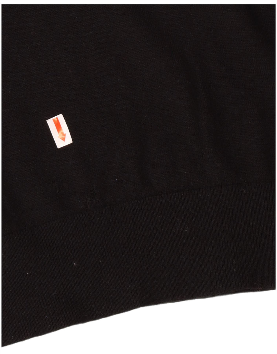 Armani Exchange Herren-Pullover mit Rollkragen, Größe S, schwarze Schurwolle