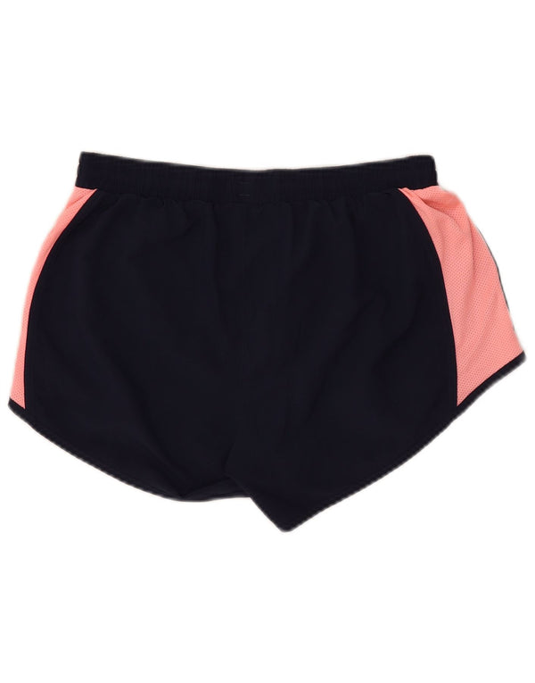 Under Armour Damen Heat Gear Sport Shorts UK 10 Small Marineblau