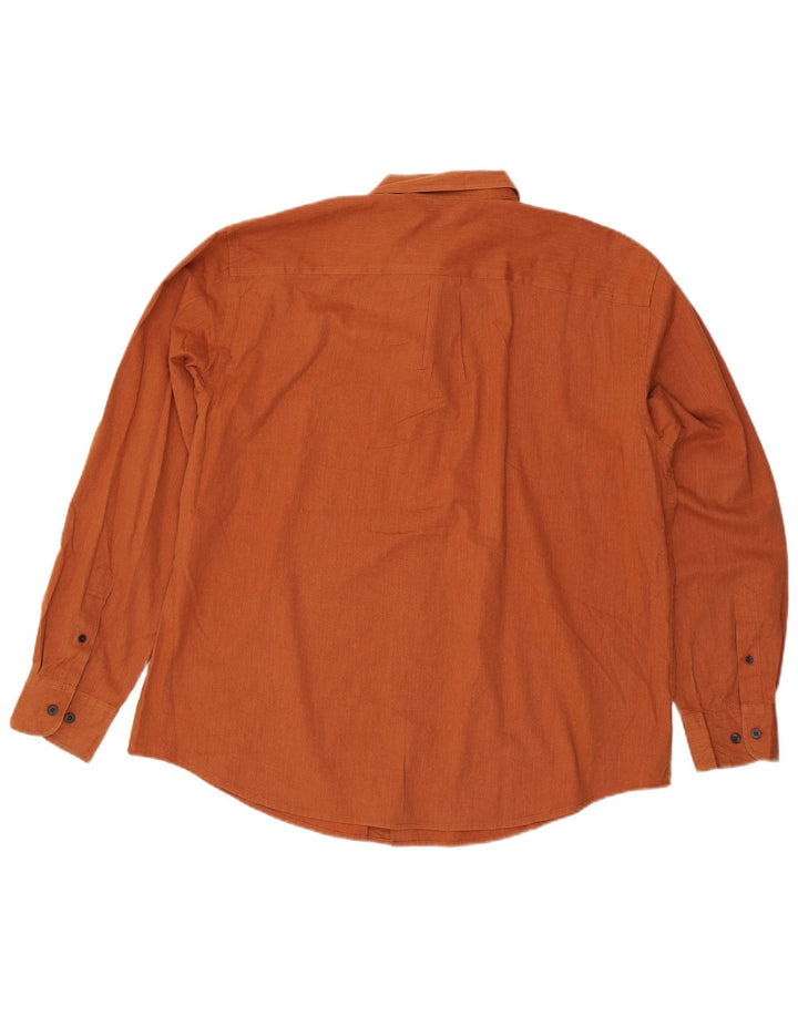 DOCKERS Herrenhemd XL Orange Baumwolle
