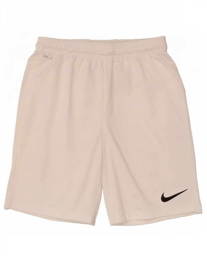 Nike Herren Dri Fit Sport Shorts Mittelweißes Polyester