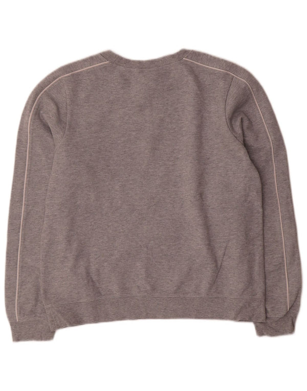 Nike Damen-Sweatshirt in Übergröße, Gr. 10, Größe S, grau gefleckte Baumwolle