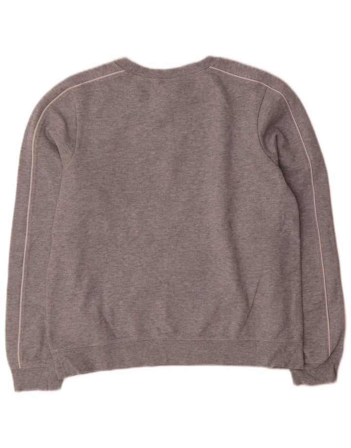 Nike Damen-Sweatshirt in Übergröße, Gr. 10, Größe S, grau gefleckte Baumwolle
