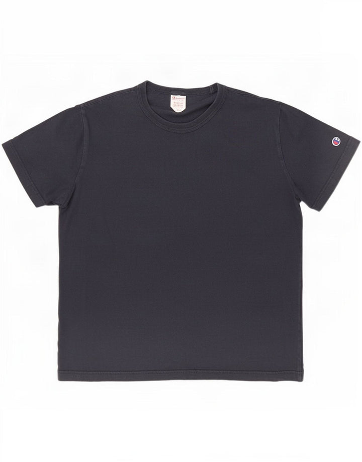 Champion Damen T-Shirt Top UK 14 Medium Marineblau