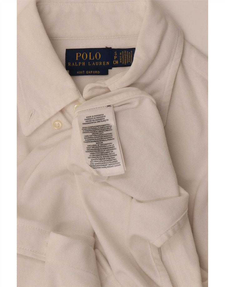Polo Ralph Lauren Herren-Hemd, Größe S, weiße Baumwolle
