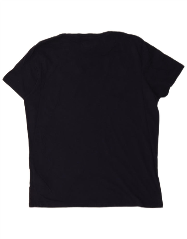 Wrangler Herren-T-Shirt mit Grafik, mittlere marineblaue Baumwolle