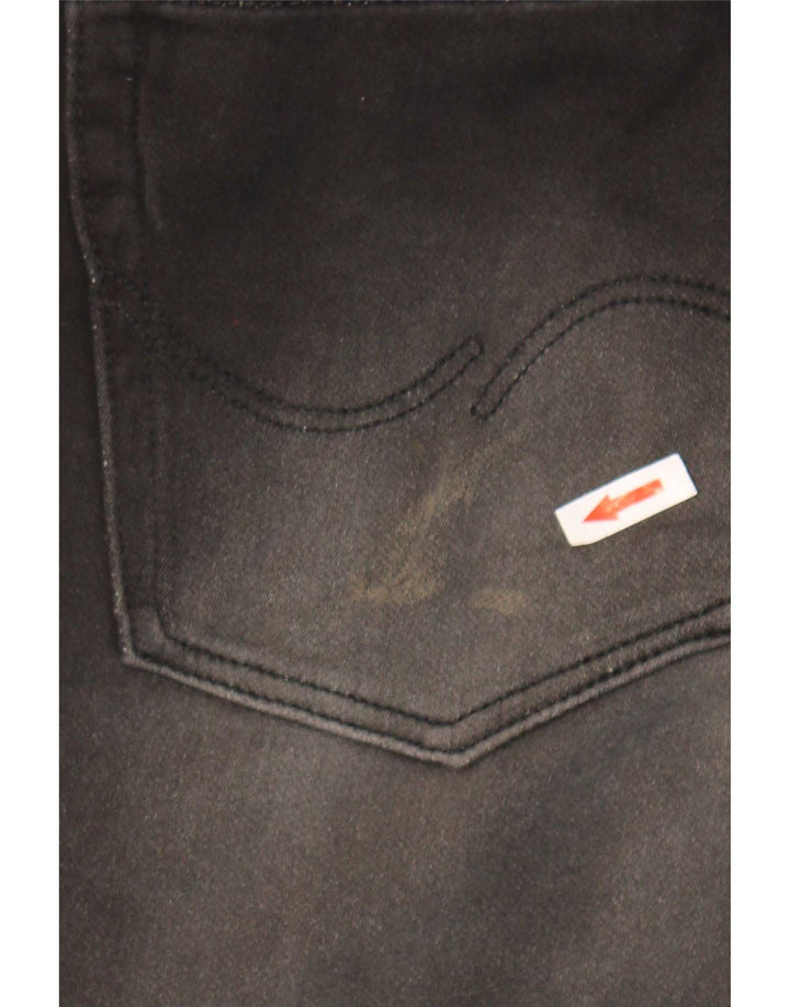 Jack & Jones Herren GLENN Slim Jeans W32 L34 Schwarze Baumwolle