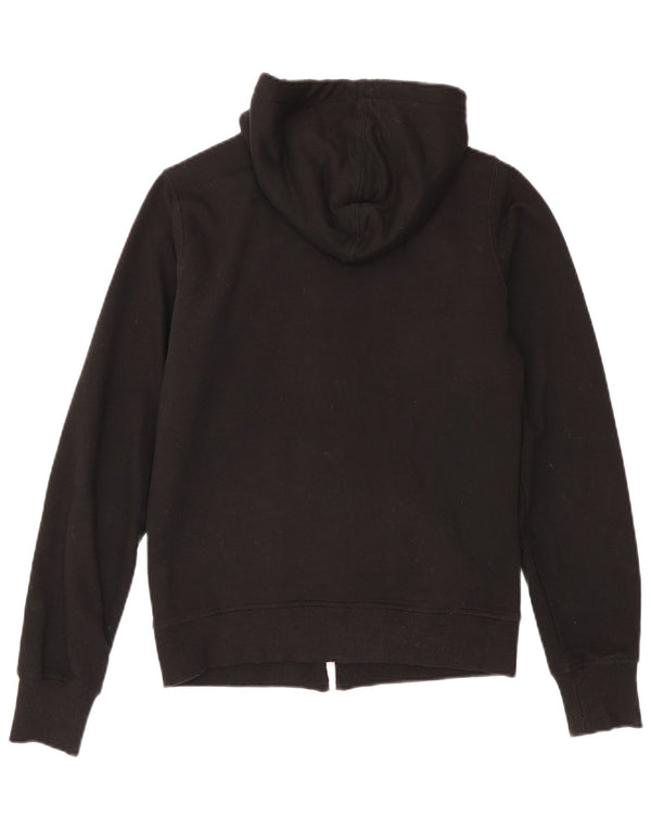 U.S. Polo Assn. Damen Sherpa Zip Hoodie Pullover UK 14 Mittelschwarze Baumwolle