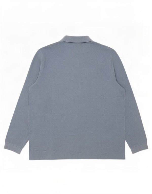 Lacoste Herren Langarm-Poloshirt Größe 8 3XL Blau