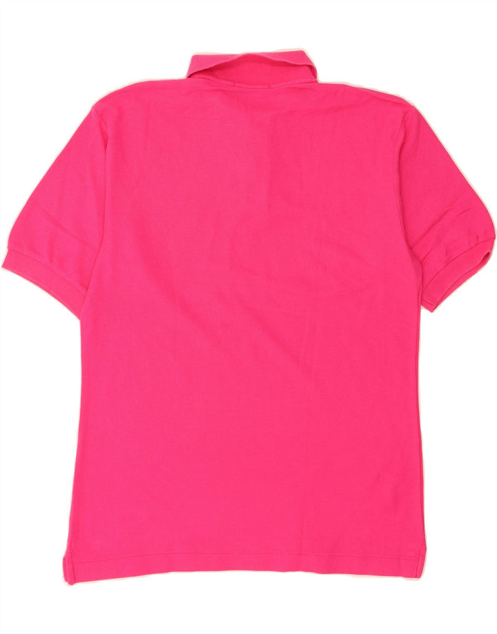 FILA Mens Polo Shirt IT 48 Medium Pink Cotton Vintage Fila and Second-Hand Fila from Messina Hembry 