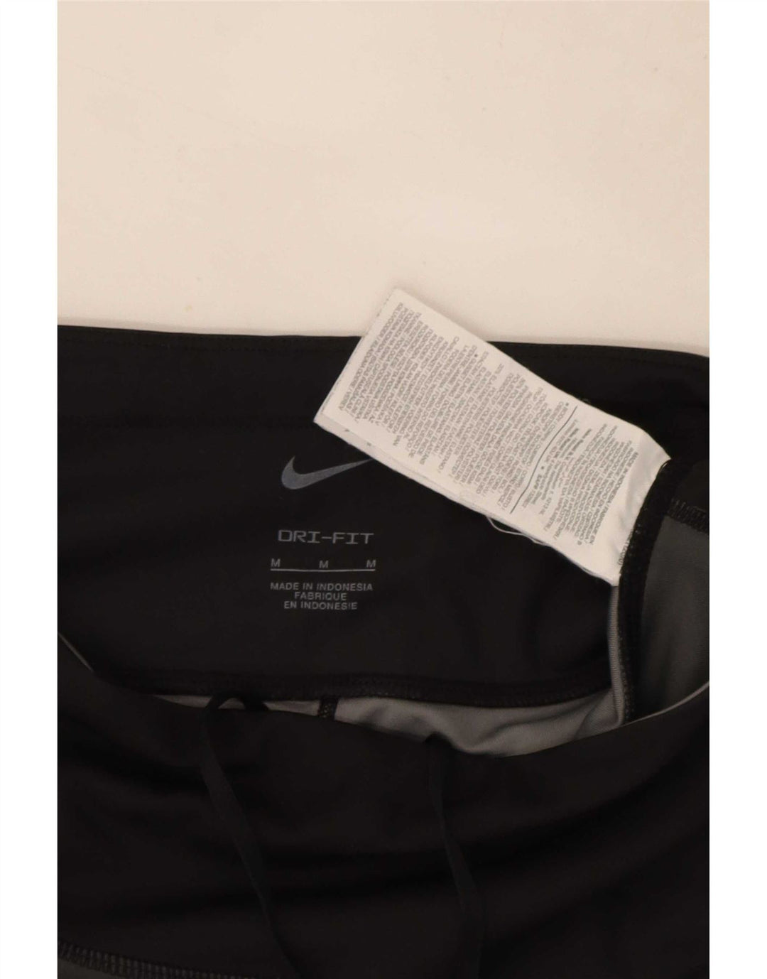 Nike Damen Dri Fit Crop Leggings UK 12 Medium Schwarz Polyester