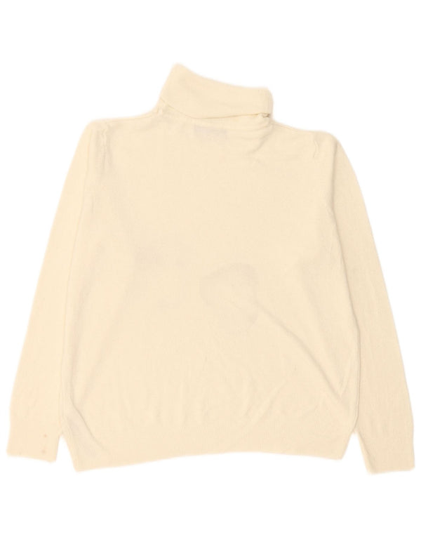 Marks & Spencer Rollkragenpullover für Damen, UK 18, XL, Beige, Acryl