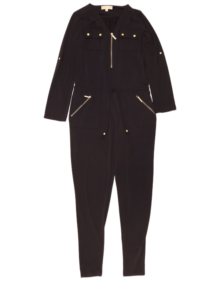 Michael Kors Damen-Overall mit langen Ärmeln, Gr. 10, Größe S, Schwarz