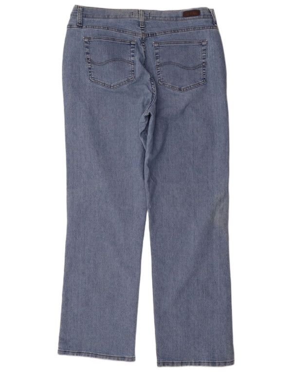 Lee Damen Relaxed Fit Straight Jeans US 18 2XL W36 L33 Blaue Baumwolle