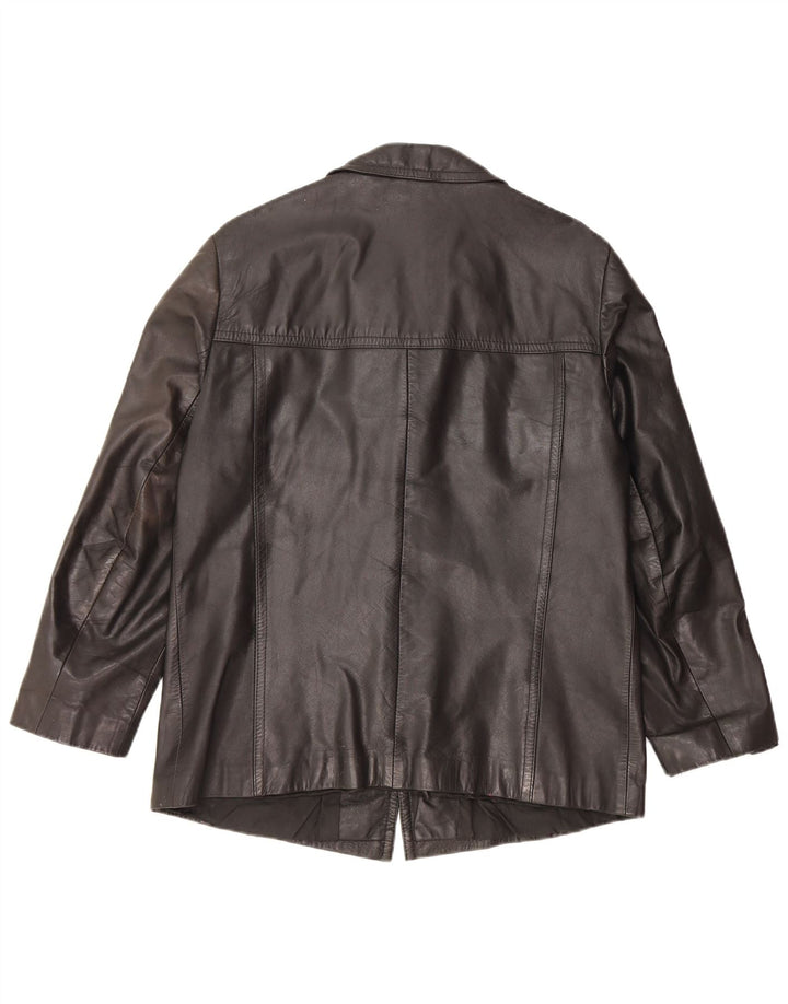 Vintage Herren Lederjacke UK 38 Mittelschwarzes Leder