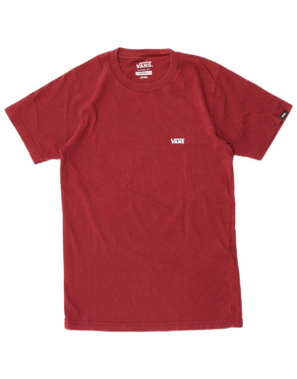 Vans Herren-T-Shirt mit klassischer Passform, XS, kastanienbraun, Baumwolle