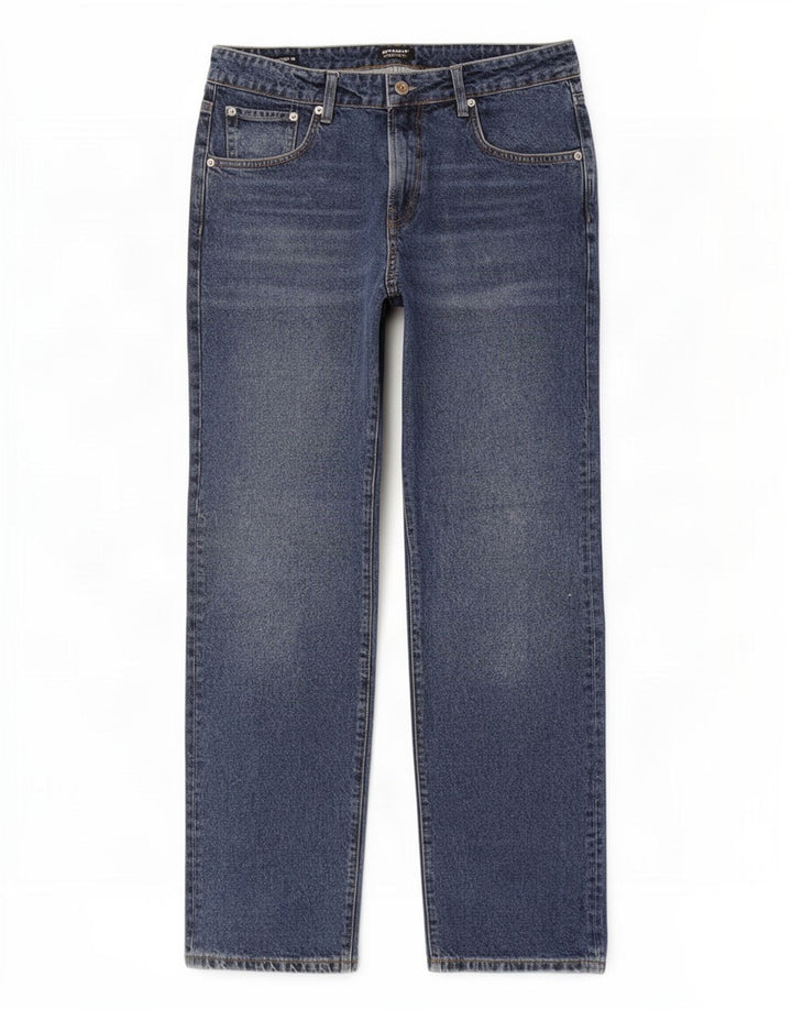 Superdry Herren Straight Jeans W32 L32 Blaue Baumwolle