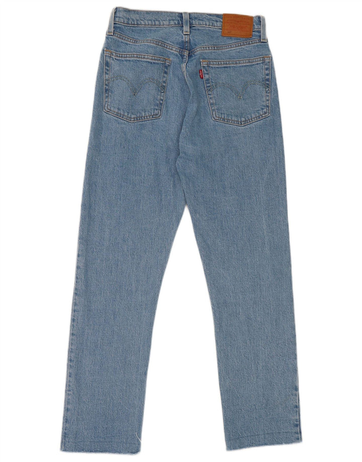 Levi's Damen 501 Straight Jeans W26 L28 Blaue Baumwolle