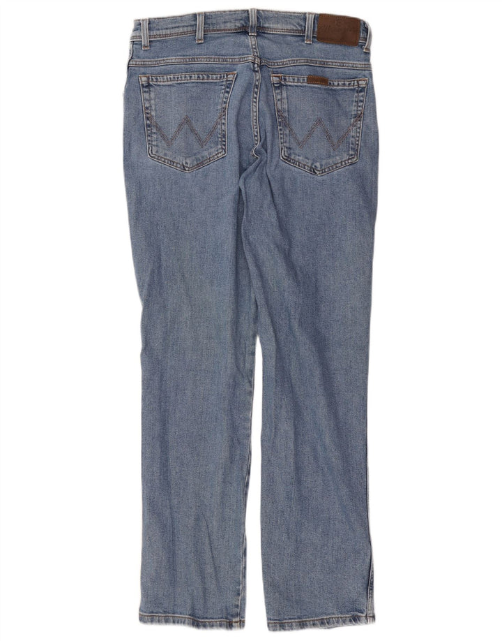 Wrangler Herren-Jeans mit normaler Passform, gerade Passform, W34, L32, Blau, Baumwolle