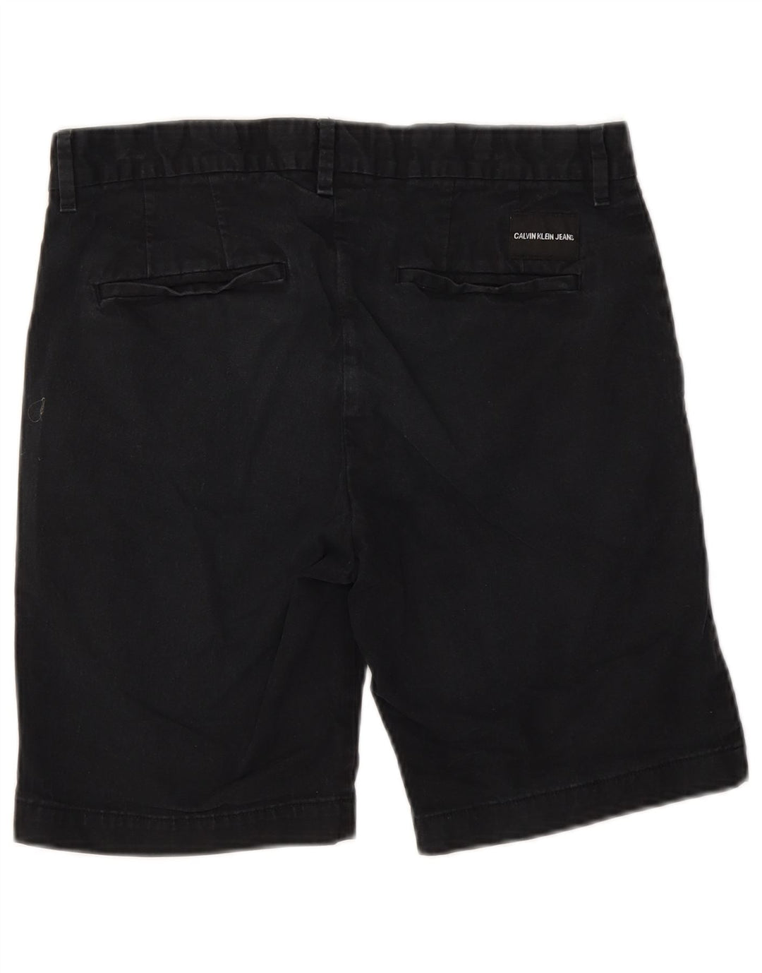Calvin Klein Herren Chinoshorts W30 Medium Navy Blue Cotton