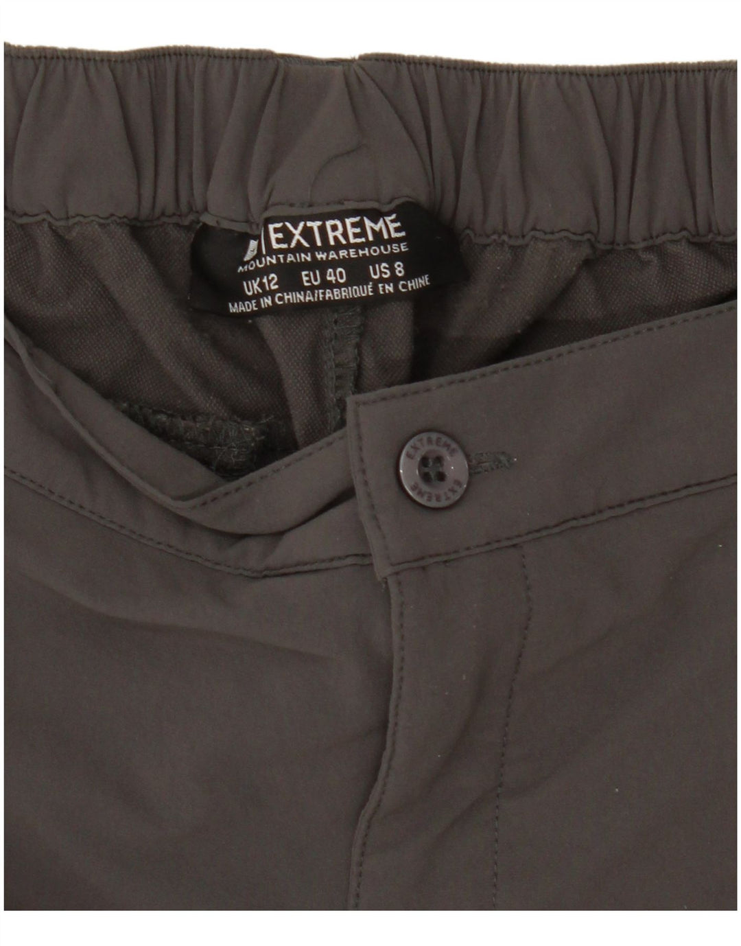 Mountain Warehouse Damen-Cargoshorts UK 12 Medium W29 Grau