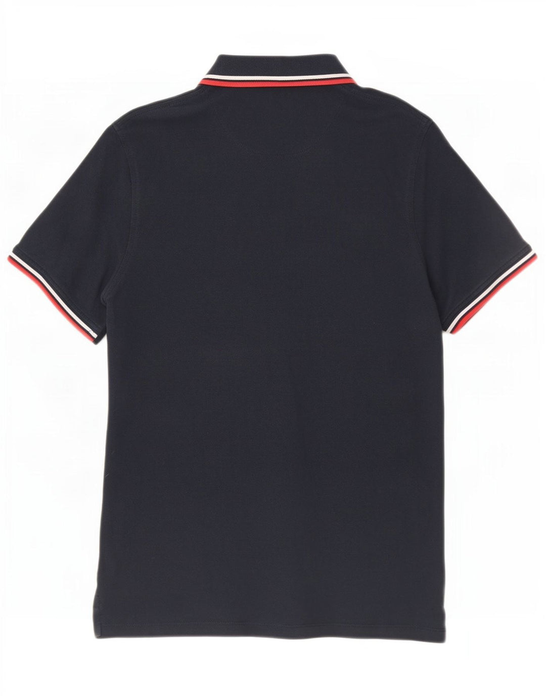 Jack & Jones Herren-Poloshirt aus mittelblauer, gestreifter Baumwolle