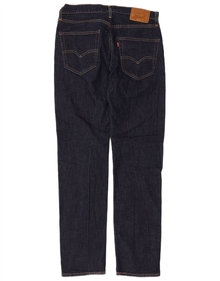 Levi's Herren 502 Tapered Jeans W32 L34 Marineblaue Baumwolle