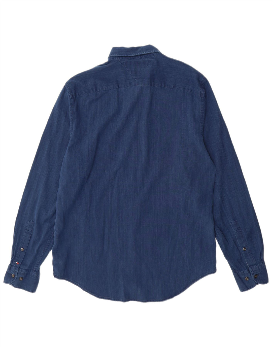 TOMMY HILFIGER Herren New York Fit Hemd mittelblaue Baumwolle