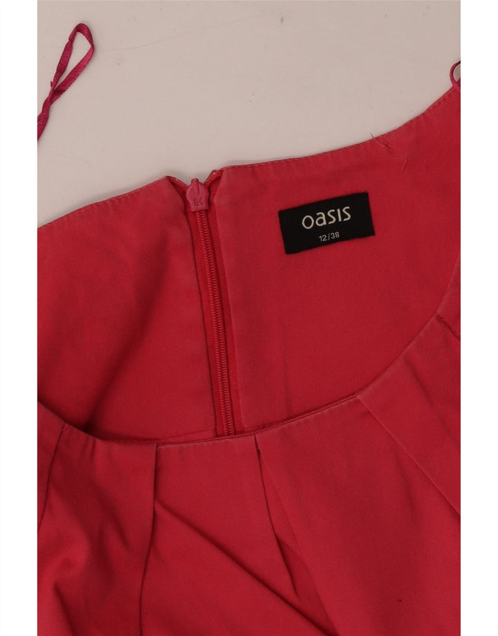 Oasis Damen Etuikleid UK 12 Mittelrosa