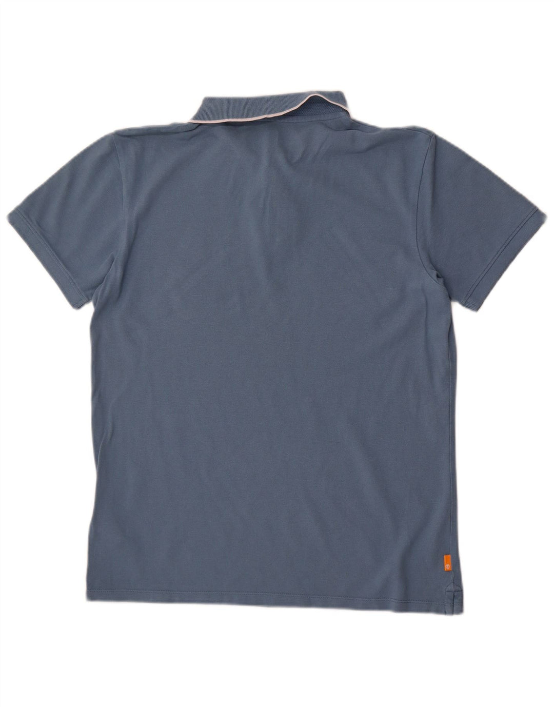 Timberland Slim Fit Poloshirt für Herren aus mittelblauer Baumwolle