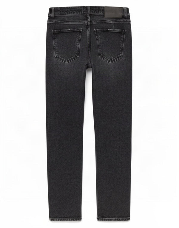 Zara Mens Distressed Slim Jeans EU 40 Medium W31 L30 Grey Cotton