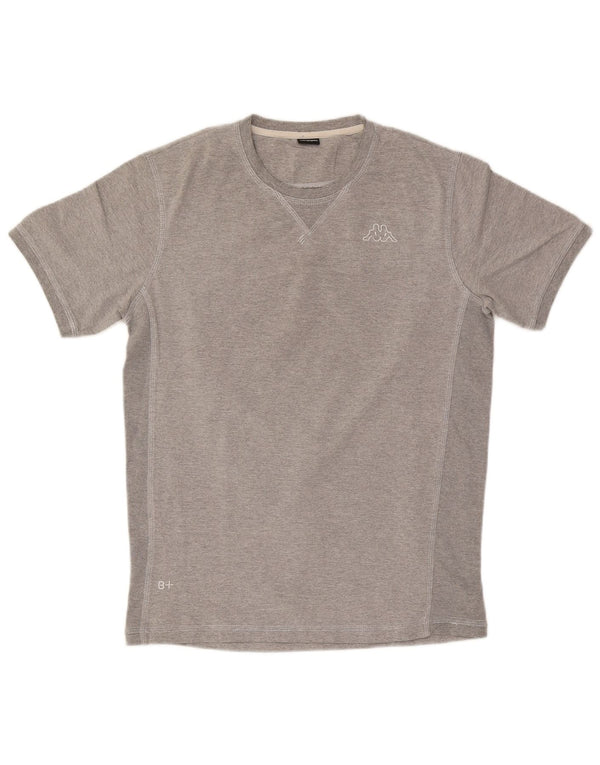 Kappa Herren T-Shirt Top Large Grau meliert