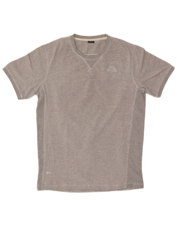Kappa Herren T-Shirt Top Large Grau meliert