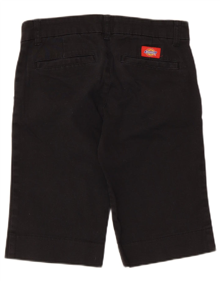 Dickies Damen Chino-Shorts US 3 Small W28 Schwarze Baumwolle