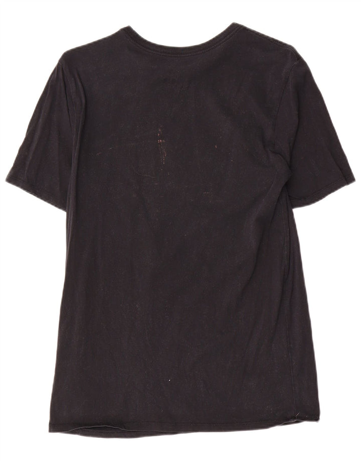 Jordan Herren Grafik-T-Shirt-Oberteil aus mittelschwarzer Baumwolle