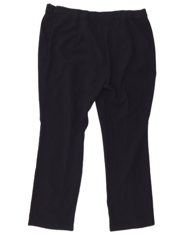 Marks & Spencer Damen Freizeithose UK 16 Large W34 L28 Marineblau