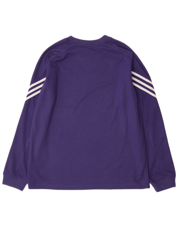 Adidas Herren Top Langarm Mittel Lila Polyester