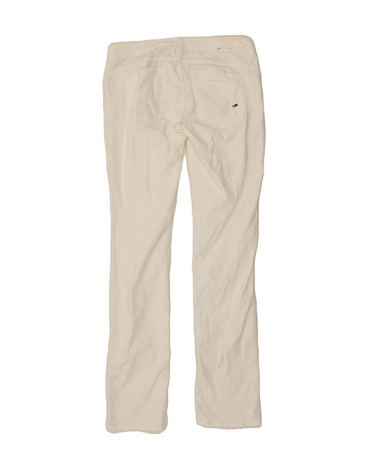 TOMMY HILFIGER Womens Slim Jeans W32 L34  White Cotton Vintage Tommy Hilfiger and Second-Hand Tommy Hilfiger from Messina Hembry 