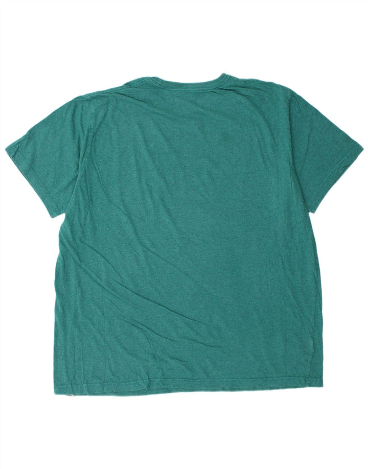EDDIE BAUER Herren T-Shirt Top 2XL Grüne Baumwolle