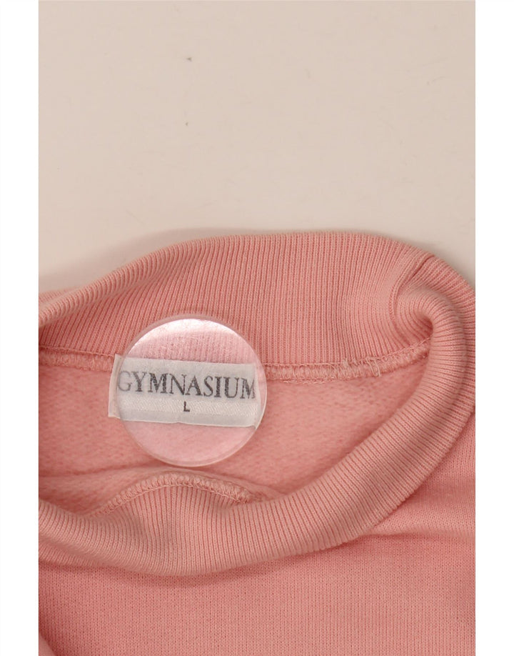 GYMNASIUM Damen-Sweatshirt in Übergröße mit Grafik, Gr. 16, Rosa