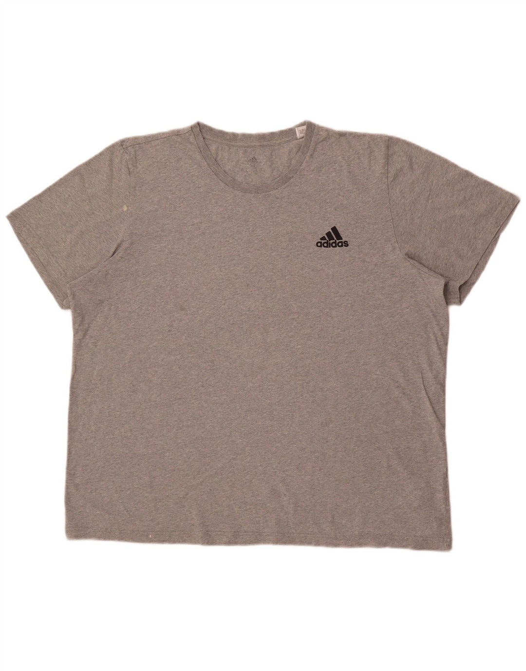 Adidas Herren T-Shirt Top XL Grau gefleckte Baumwolle