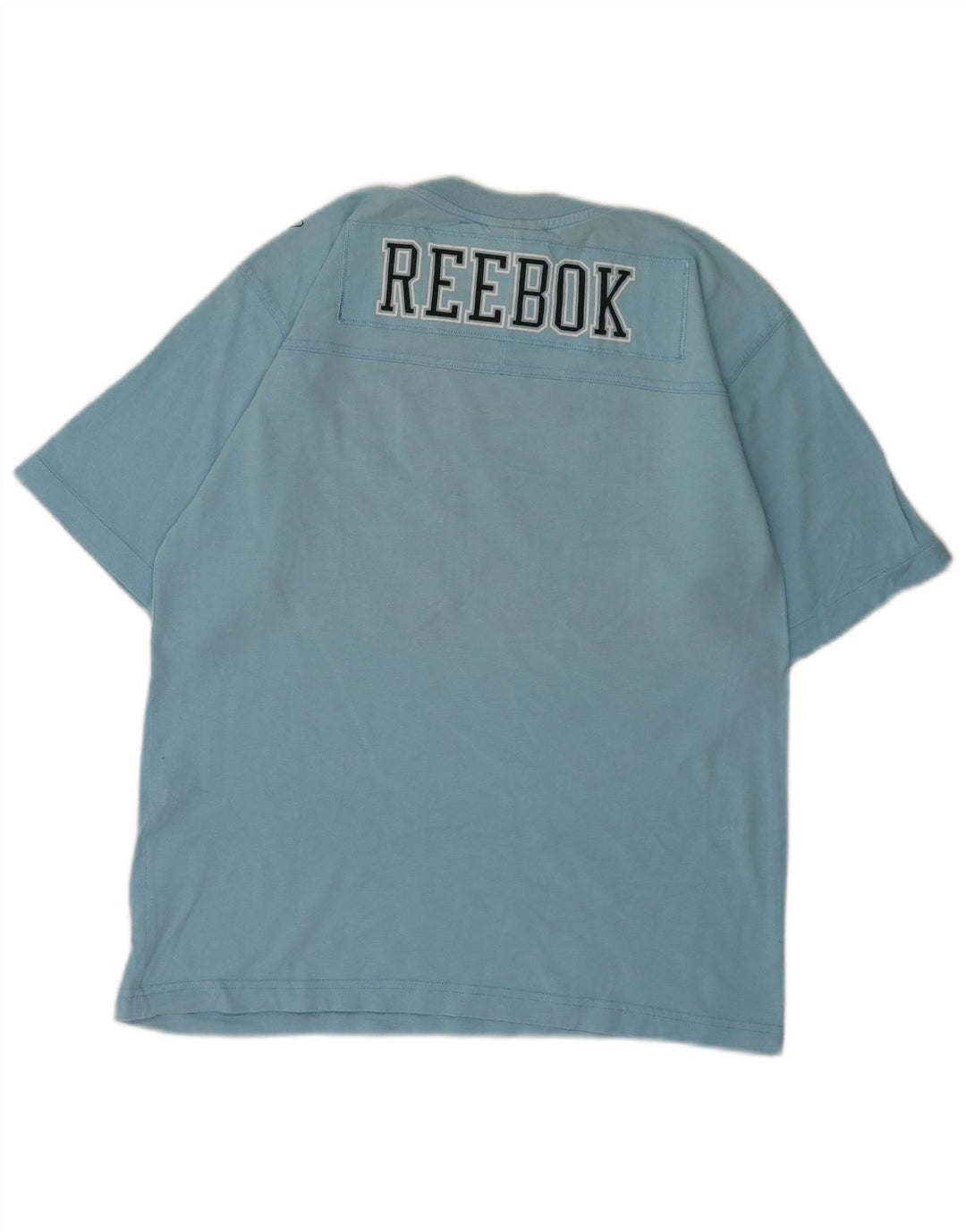 Reebok Herren Grafik T-Shirt Top Small Blau Baumwolle
