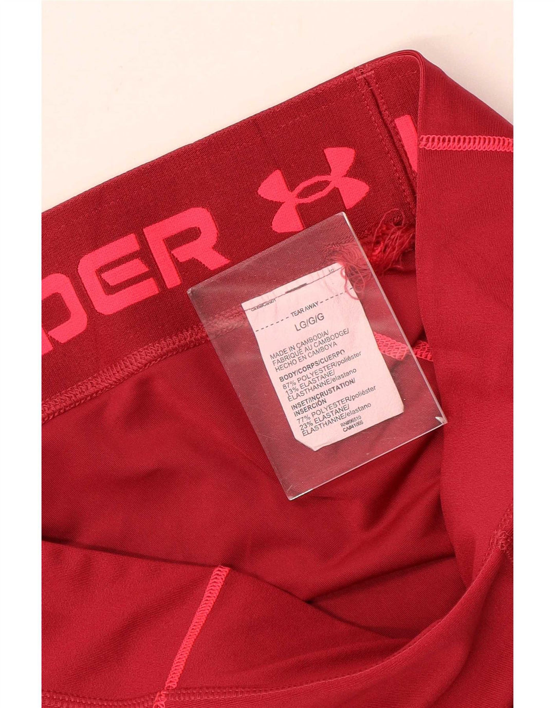 Under Armour Damen Sportshorts UK 14 Large Rot