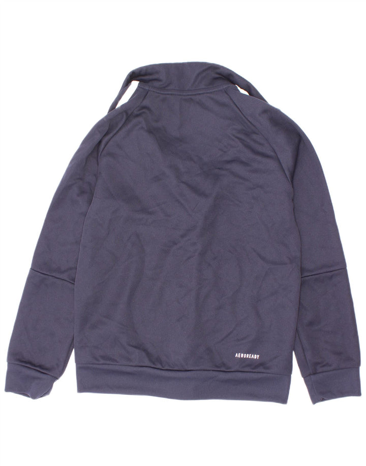 Adidas Jungen Aeroready Trainingsanzug Top Jacke 7–8 Jahre Marineblau Polyester