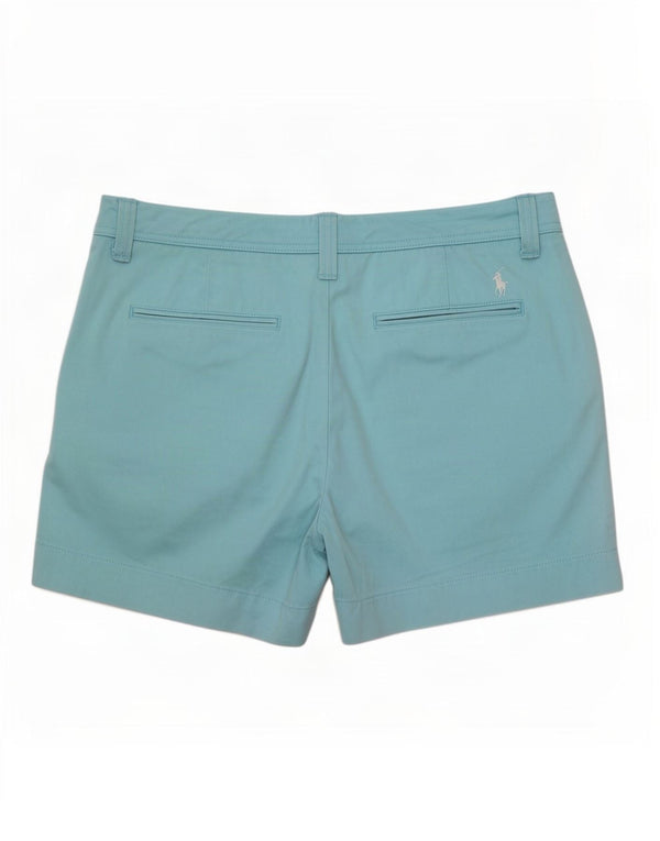 Polo Ralph Lauren Damen Chinoshorts US 10 Large W32 Blaue Baumwolle
